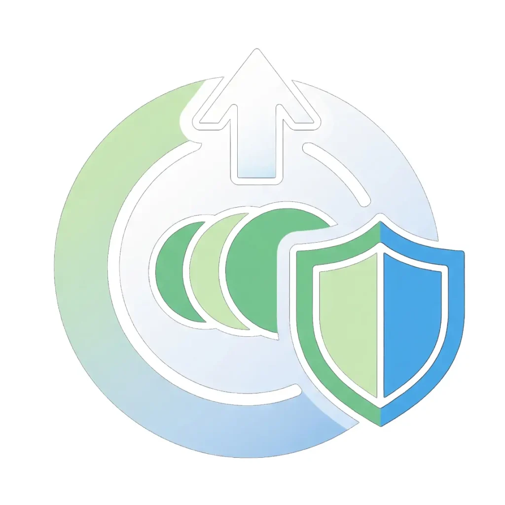 Logo manajemen backup